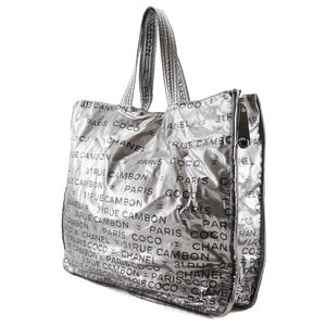 Chanel Open Nylon Unlimited A46113 tote Silver bag